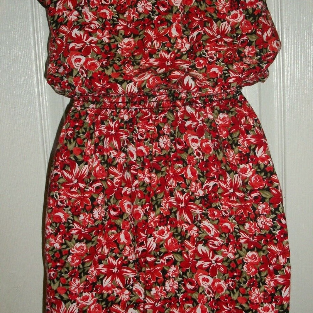 BODY CENTRAL RUFFLED STRAPLESS DRESS SIZE SMALL - Picture 5 of 7